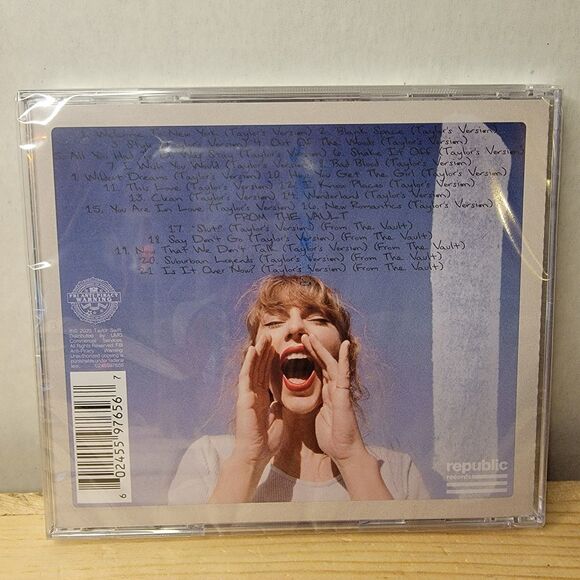 CD Taylor Swift - 1989 Taylor's Version: Crystal Skies Blue Edition SEALED - Picture 2 of 2